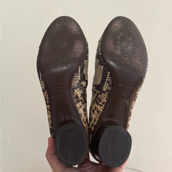 Isabel Marant Snakeskin heeled boots 39 - Picture 6 of 7
